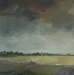Maria Rutkowska, после шторма, Масляная картина - холст, 60 x 80