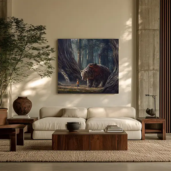 Agata Buczek, On the other side of the story, Oil painting - canvas, 100 x 90