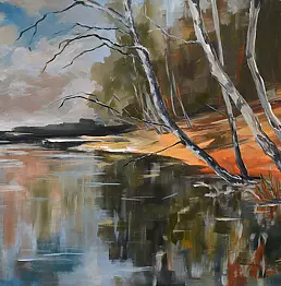 Bronisław Pilich - Bent over the mirror