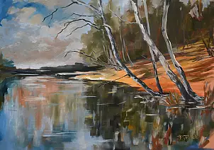 Bronisław Pilich - Pochylone nad lustrem