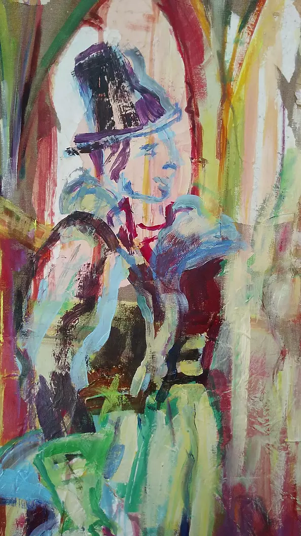 Anna Borcz - A postilion from a mail coach