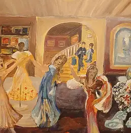 Monika Sobkowicz, Под попугаев 01, Акрилова картина - холст, 60 x 40