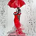 Adriana Laube - под зонтиком