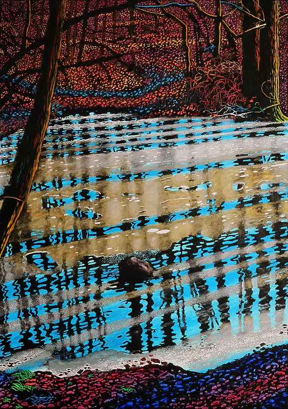 Angelika Mus Nowak - Pod powierzchnią lodu drżące drzewa