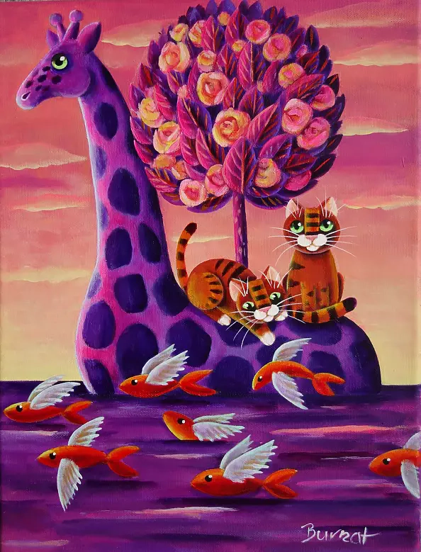 Wiesława Burnat - Podróż w różowość