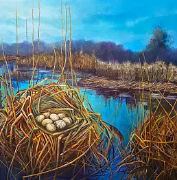 Urszula Świtaj, "Podrzutek", Inne, Obraz akrylowy - płótno, 80 x 60