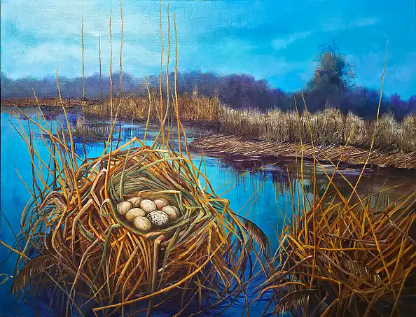 Urszula Świtaj, "Foundling", Other, Acrylic painting - canvas, 80 x 60