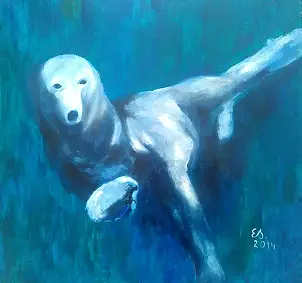 Ewa Lidia Sokołowska - Underwater dog