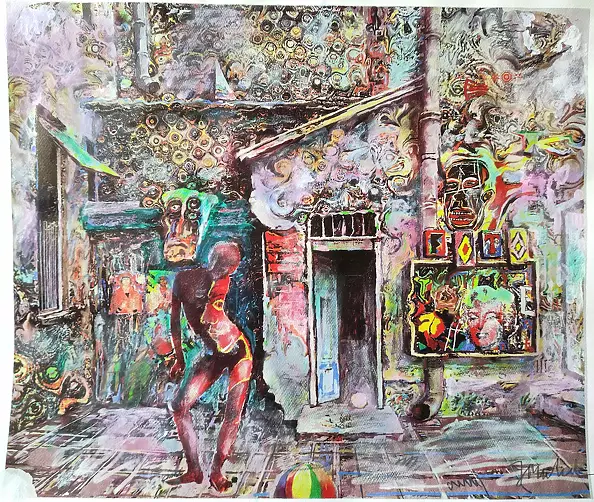 Janusz Mulak - Podwórko Praga