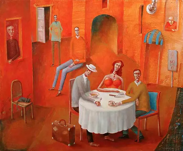 Wiktor Najbor - Podwórko z Mesurbo