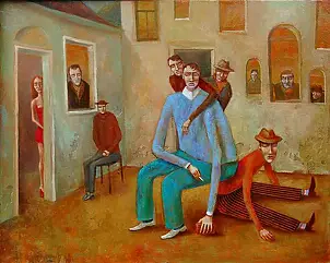   - Podwórko z dominantą