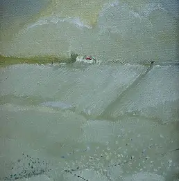 Elżbieta Białaszek, Pola, Масляная картина - холст, 10 x 20