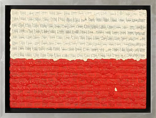 Włodzimierz Pawlak - Poles form the national flag