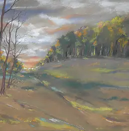 Paweł Czermiński, клиринг, Пастель - картон/цупкий картон, 100 x 70