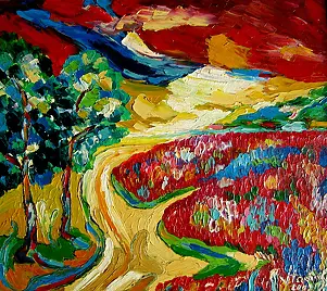 Jerzy Stachura - field of buckwheat