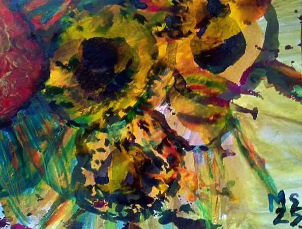 Marzena Salwowska - Sunflower Field/Grass and Flower 15