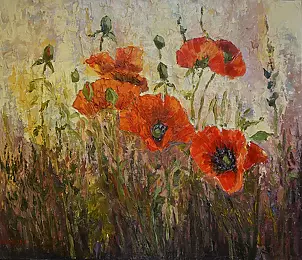   - Field with poppies