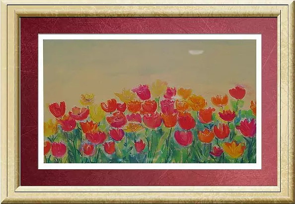 Jadwiga Rudnicka - Plot with tulips