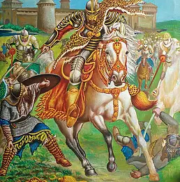 Nikola Repik - Polish hussar attack