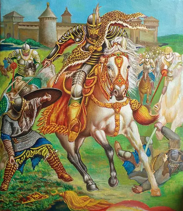 Nikola Repik - Polish hussar attack