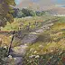 Sabina Salamon, Dirt road, Oil painting - canvas, 50 x 40