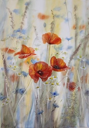 Lidia Olbrycht - Field poppies