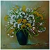 Grażyna Potocka - Polne kwiaty 57-57cm obraz olejny
