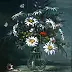 Lidia Olbrycht - Polne kwiaty - Bukiet w wazonie