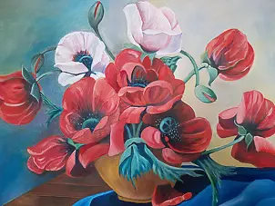 ilona jankowska wojtek - Wild poppies