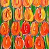 Edward Dwurnik - оранжевые тюльпаны