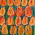 Edward Dwurnik - Tulipes orange