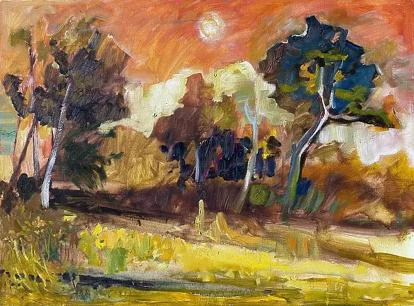 Maria Rutkowska - orange moon