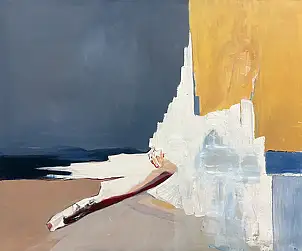 Kamila Sitak, Between Night and Day, Acrylic painting - canvas, 120 x 100