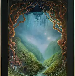 Diana Żarów, Zwischen Welten, Ölbild - Leinwand, 70 x 100
