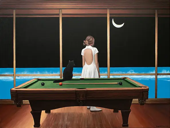 Nataliya Bagatskaya, The Missing Move, Acrylic painting - canvas, 120 x 90