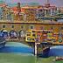 Dariusz Żejmo - Ponte Vecchio. Ein Blick aus den Fenstern der Uffizien. Florenz