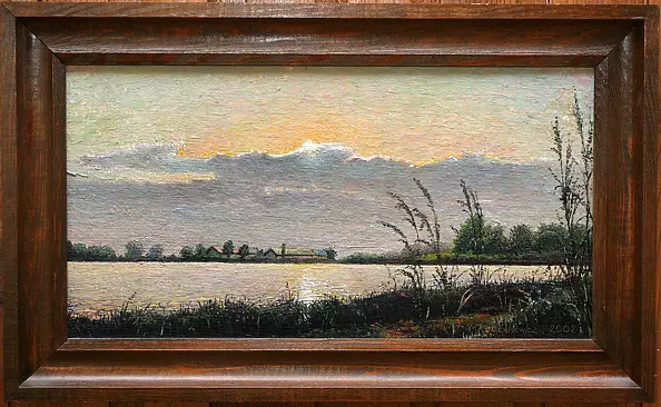 Mirosław Kowzanowicz - Afternoon on the lake.