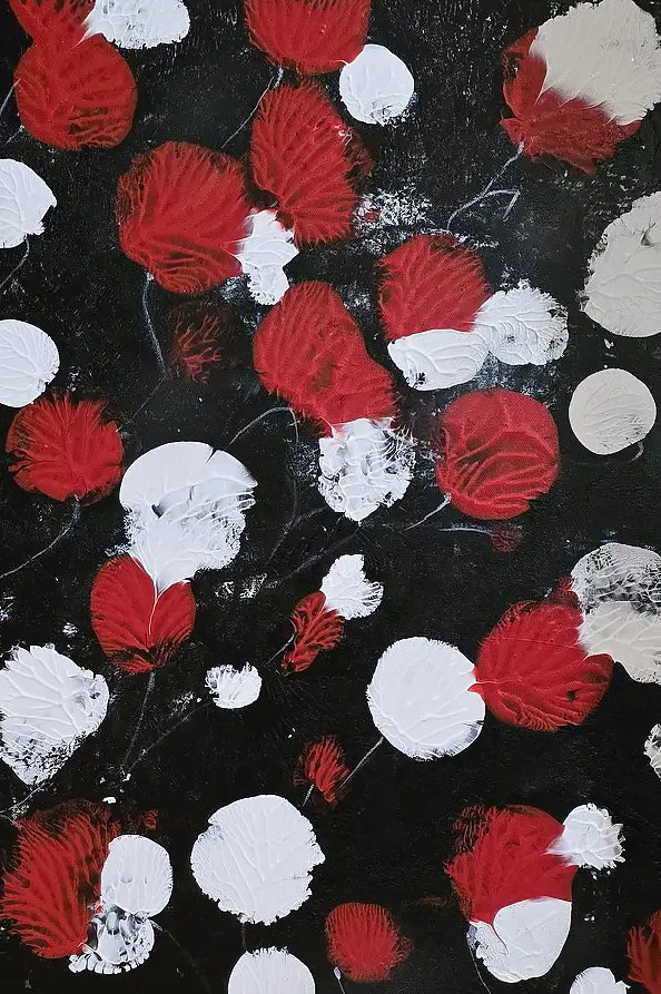 Ewa Mościszko, Papaveri 3, Quadro ad acrilico - tela, 50 x 70