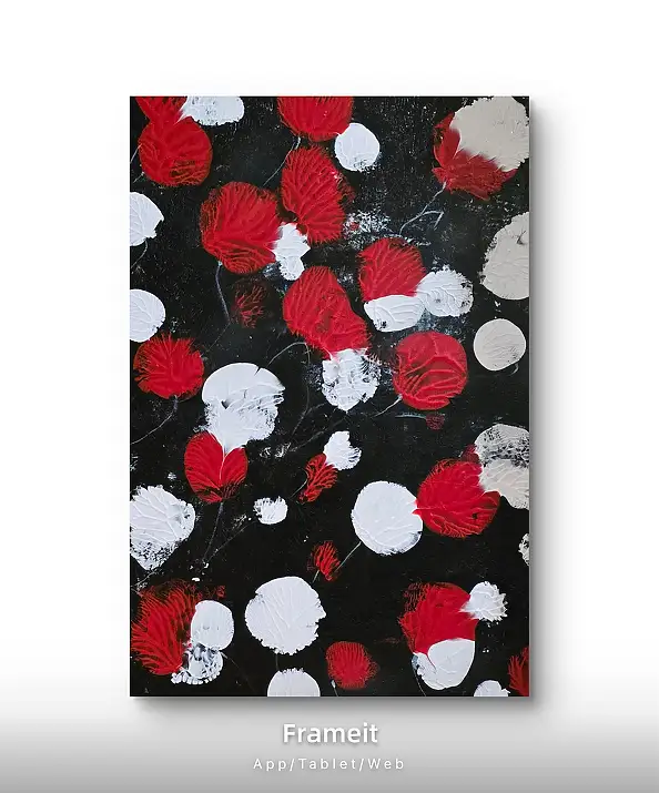 Ewa Mościszko, Papaveri 3, Quadro ad acrilico - tela, 50 x 70