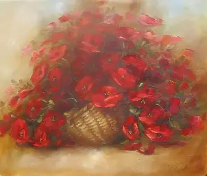 Ryszard Tyszkiewicz - Poppies full of life