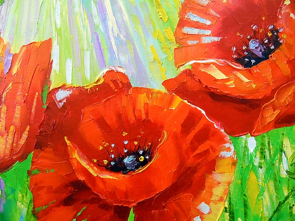 Olha Darchuk - Poppies in the sunlight