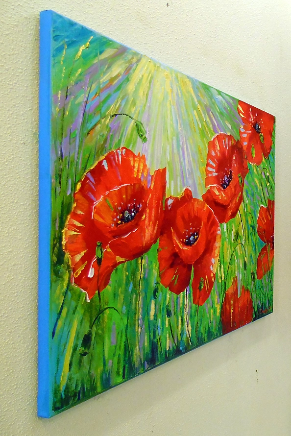 Olha Darchuk - Poppies in the sunlight