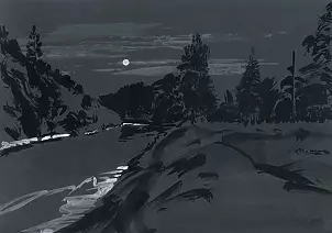 Witold Kubicha - Poprad by night