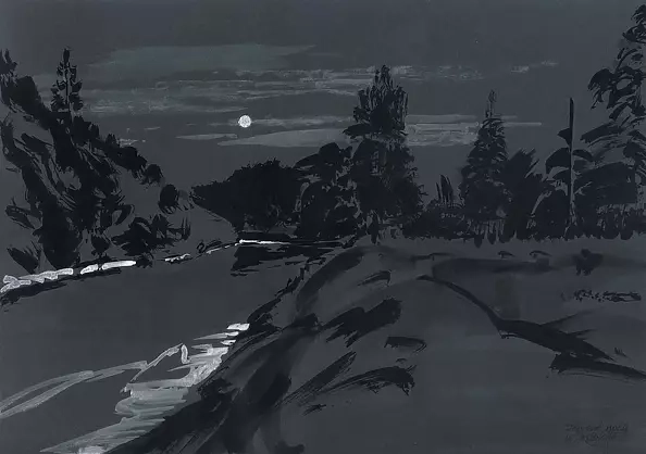 Witold Kubicha - Poprad by night