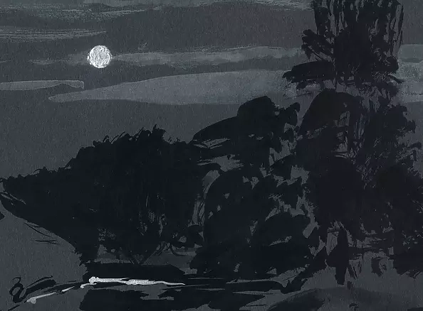 Witold Kubicha - Poprad by night