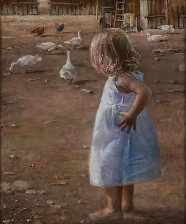 Alina Sibera - Morning in the countryside