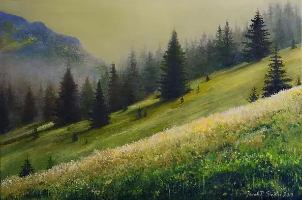 Jacek Siedlec - Morning in the Kościeliska Valley