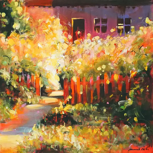Aleksandra Adamczak - Morning in the garden