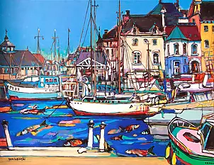 Piotr Rembieliński - Morning in the port