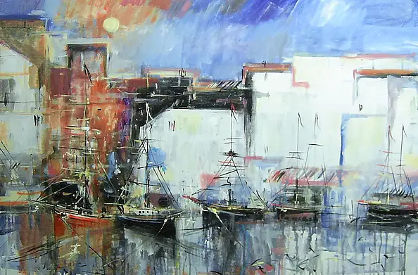 Dariusz Grajek, Porto..., Quadro ad acrilico - tela, 120 x 80